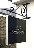 Navigator Swinging Sign